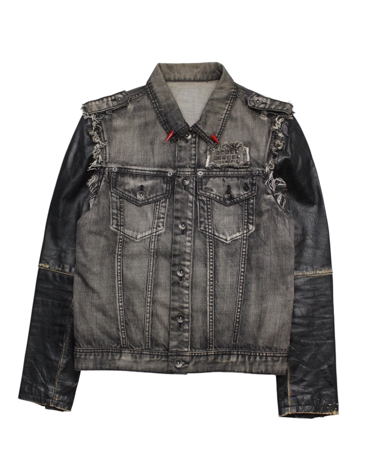 Hysteric Glamour AW2021 VOLCOM JAPAN “LEATHER REBEL” DETACHABLE JACKET Size US S / EU 44-46 / 1 - 1 Thumbnail