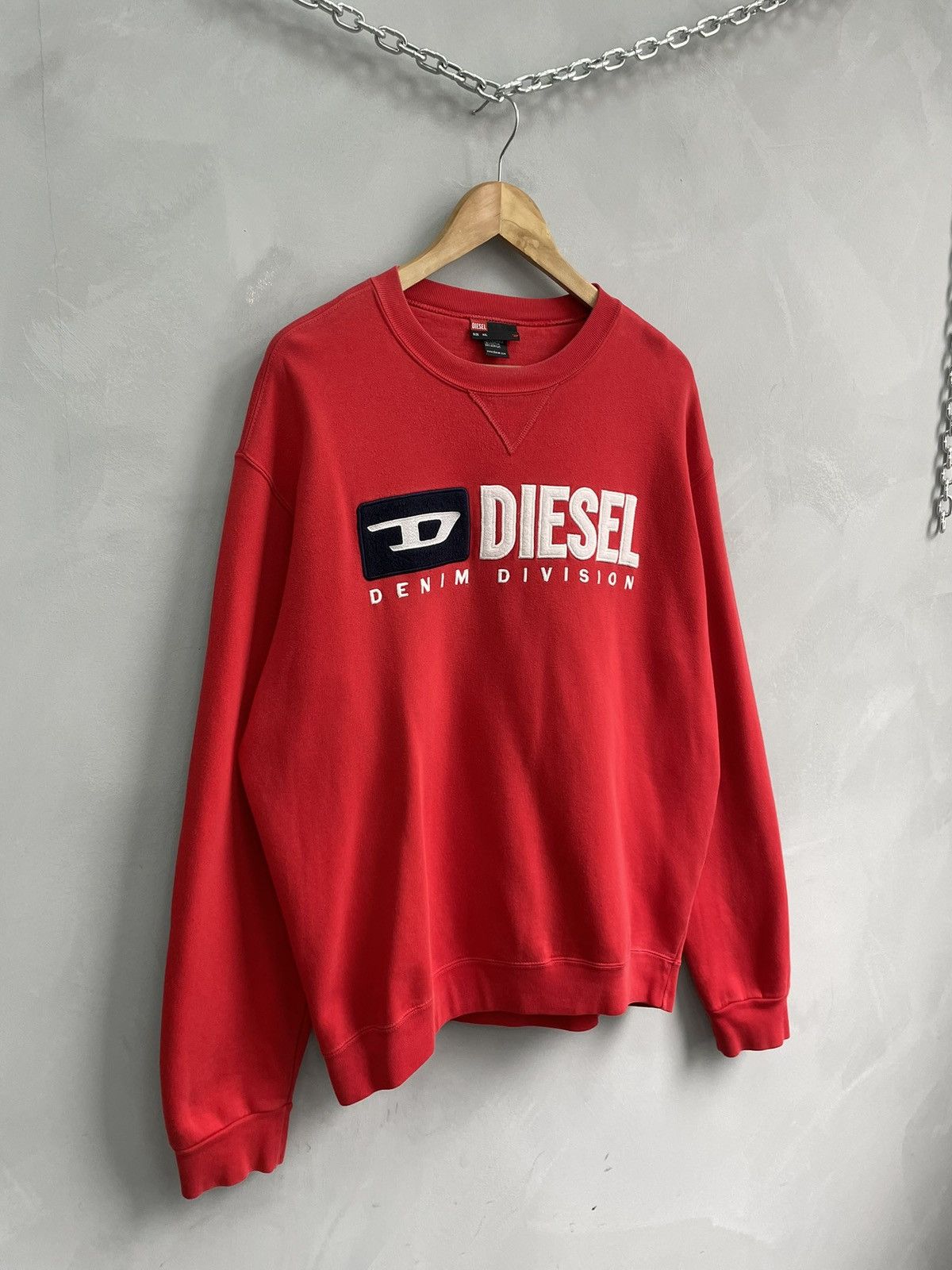 Diesel Diesel retro big logo y2k crewneck sweatshirt Size US XXL / EU 58 / 5 - 2 Thumbnail