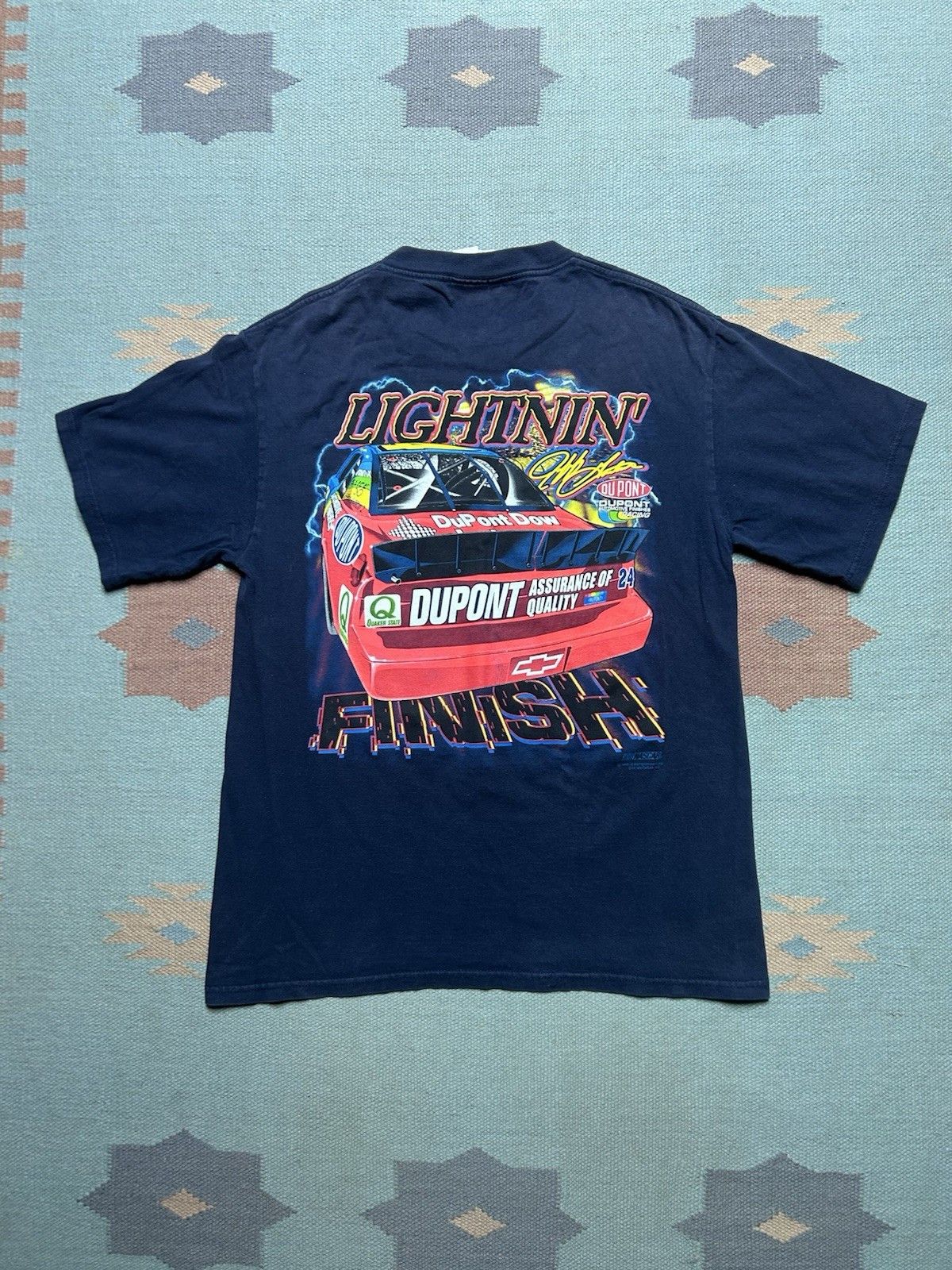 Vintage Vtg t shirt Jeff Gordon nascar asphalt thunder lightning M Size US M / EU 48-50 / 2 - 5 Thumbnail