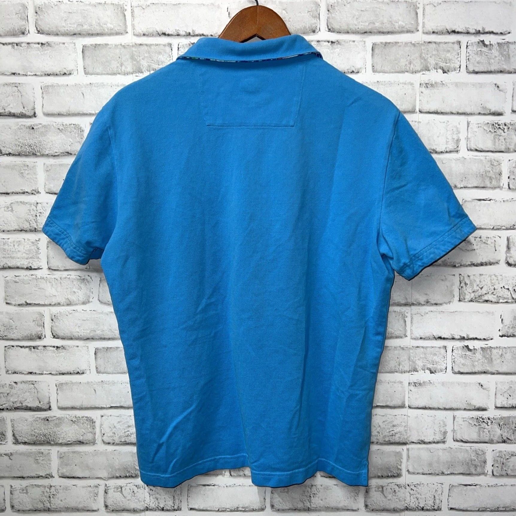 BUGATCHI BUGATCHI UOMO Blue Polo Shirt Mens Size L Size US L / EU 52-54 / 3 - 4 Thumbnail