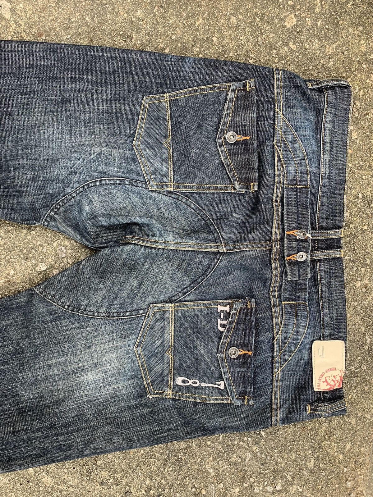 Diesel Rare.. Diesel Buckle Back Denim Jeans Pants Size US 40 / EU 56 - 14 Thumbnail