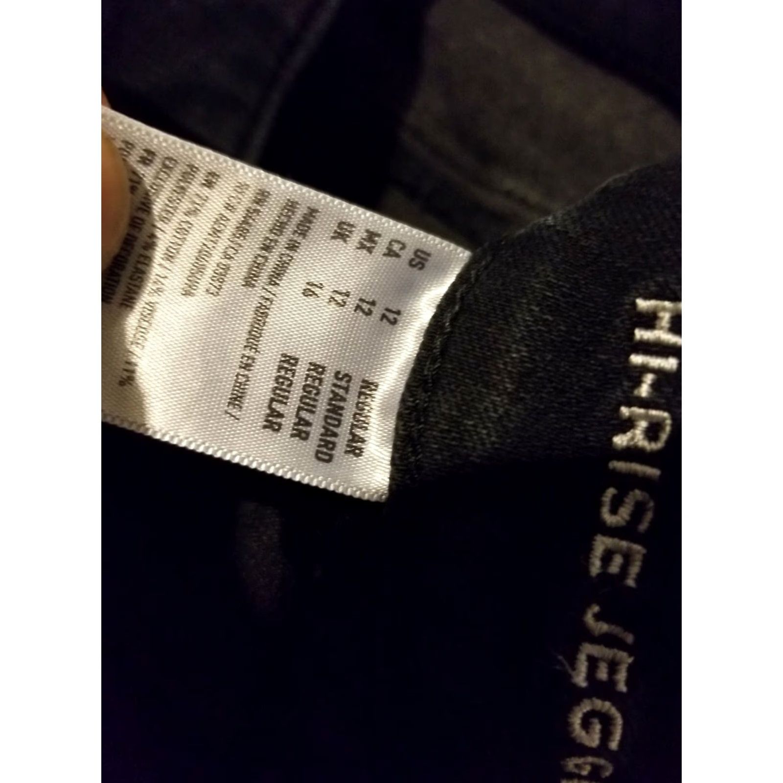 American Eagle Outfitters VINTAGE? No. American Eagle Outfitters Jeans - Womens Skinny Denim Black 12 Regular - Jeans, Pants, Jegging Size 34" / US 12 / IT 48 - 5 Thumbnail