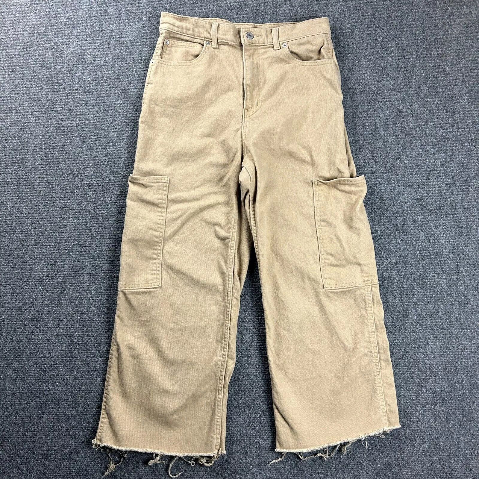 Levi's Levi's Jeans Womens 28 High Waisted Wide Leg Crop Cargo Size 28" / US 6 / IT 42 - 1 Thumbnail