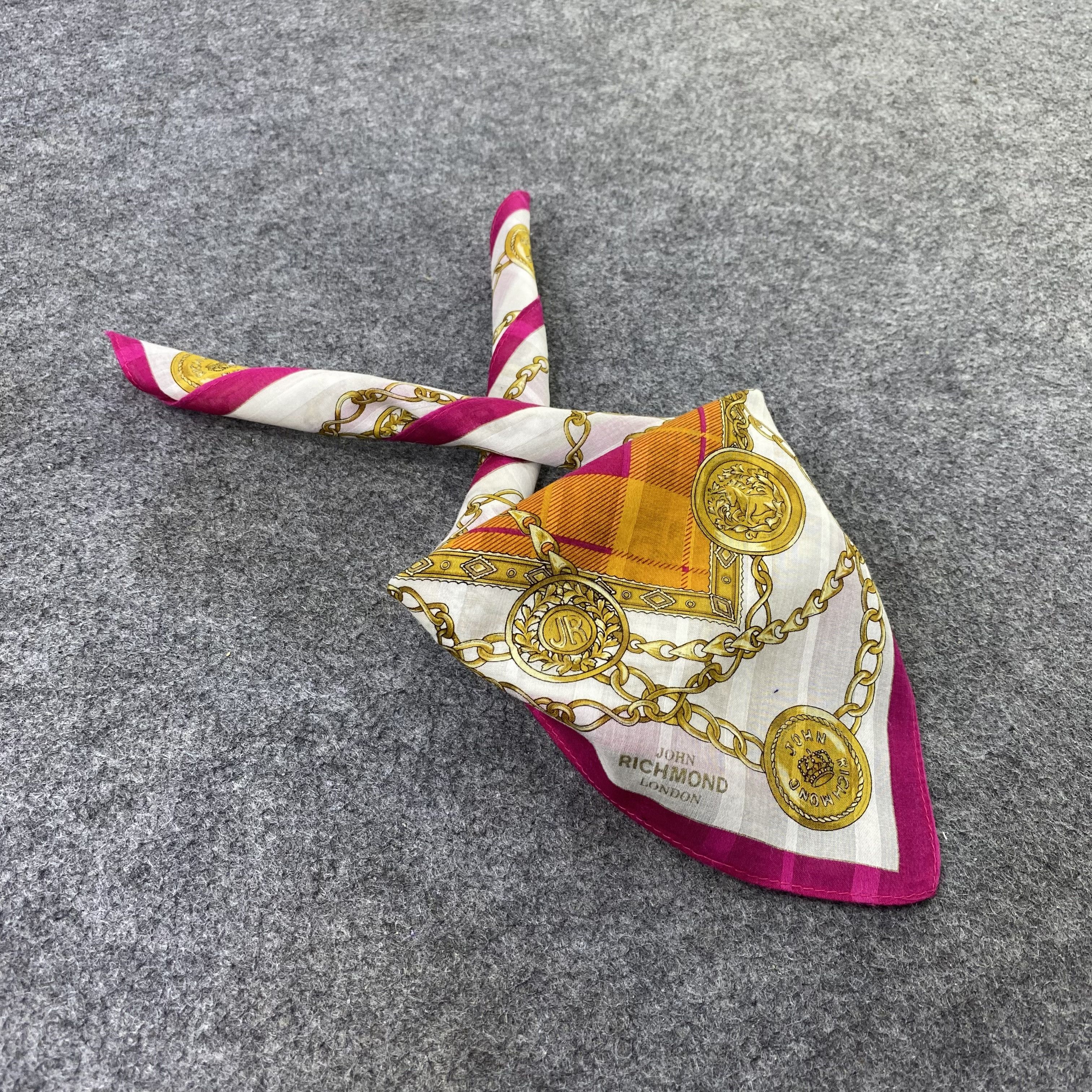 John Richmond John Richmond Handkerchief Neckerchief Bandana-B2024 Size ONE SIZE - 1 Thumbnail