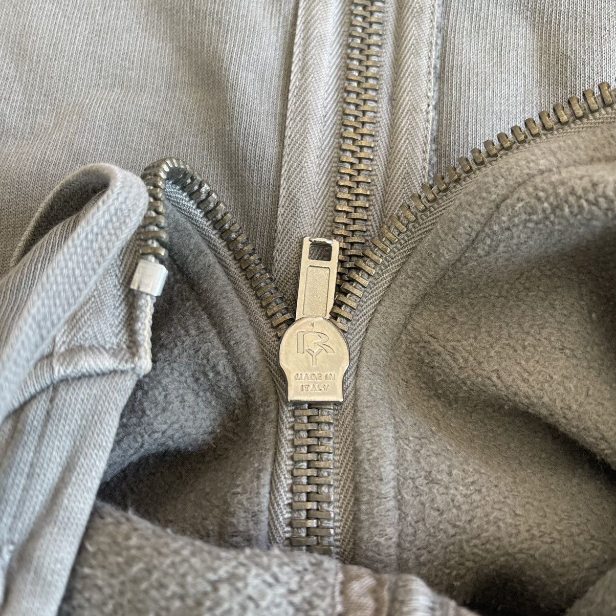 Rick Owens Drkshdw 2000s Olmar & Mirta Lichen Dust Long Hoodie Size US XS / EU 42 / 0 - 12 Thumbnail