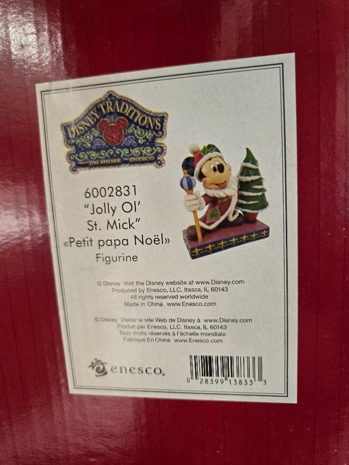 Other Enesco Disney Mickey Mouse Jolly Ol’ St. Mick 60028 Size ONE SIZE - 6 Thumbnail