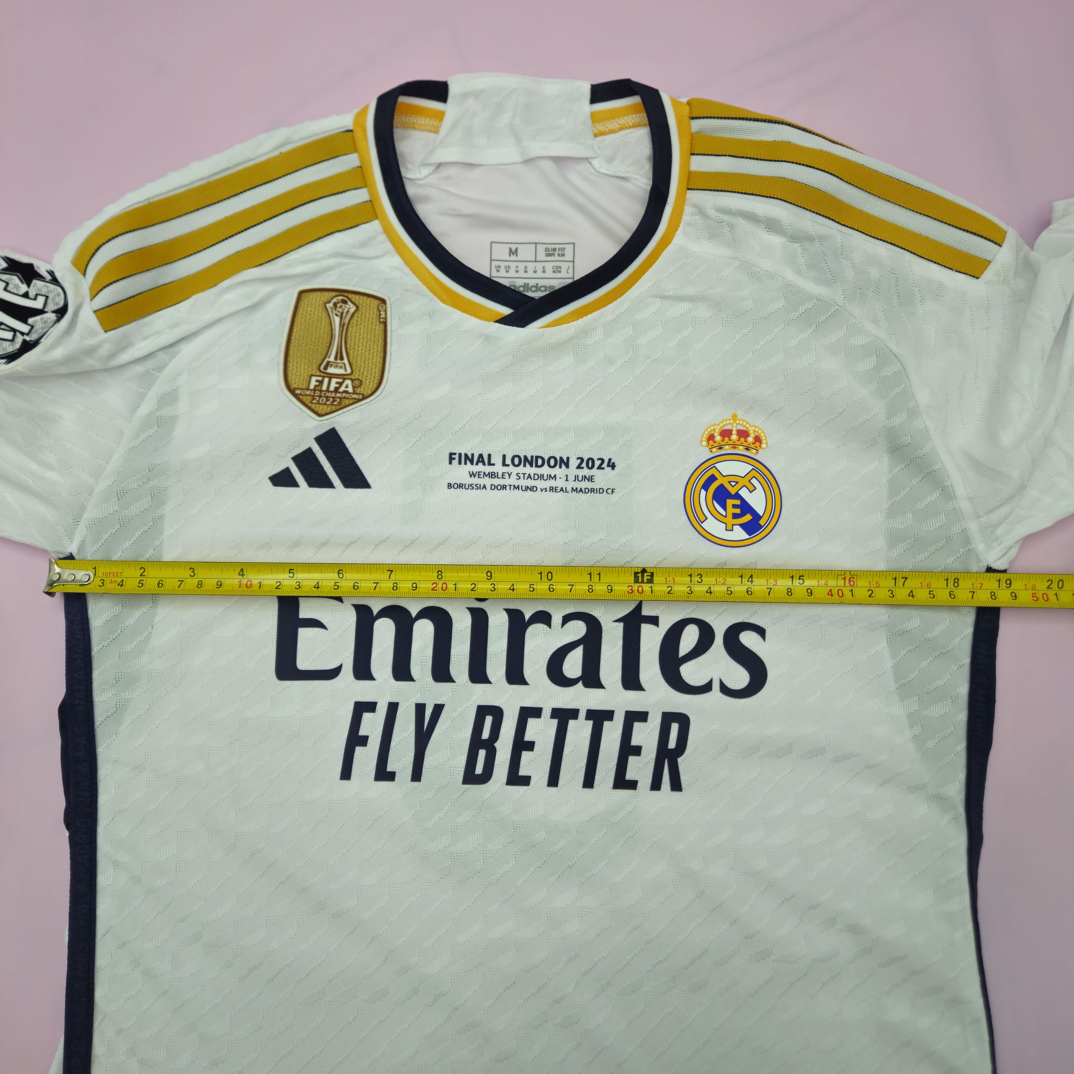 Other REAL MADRID 2023 2024 HOME LONG SLEEVE FINAL LONDON Size US M / EU 48-50 / 2 - 9 Thumbnail