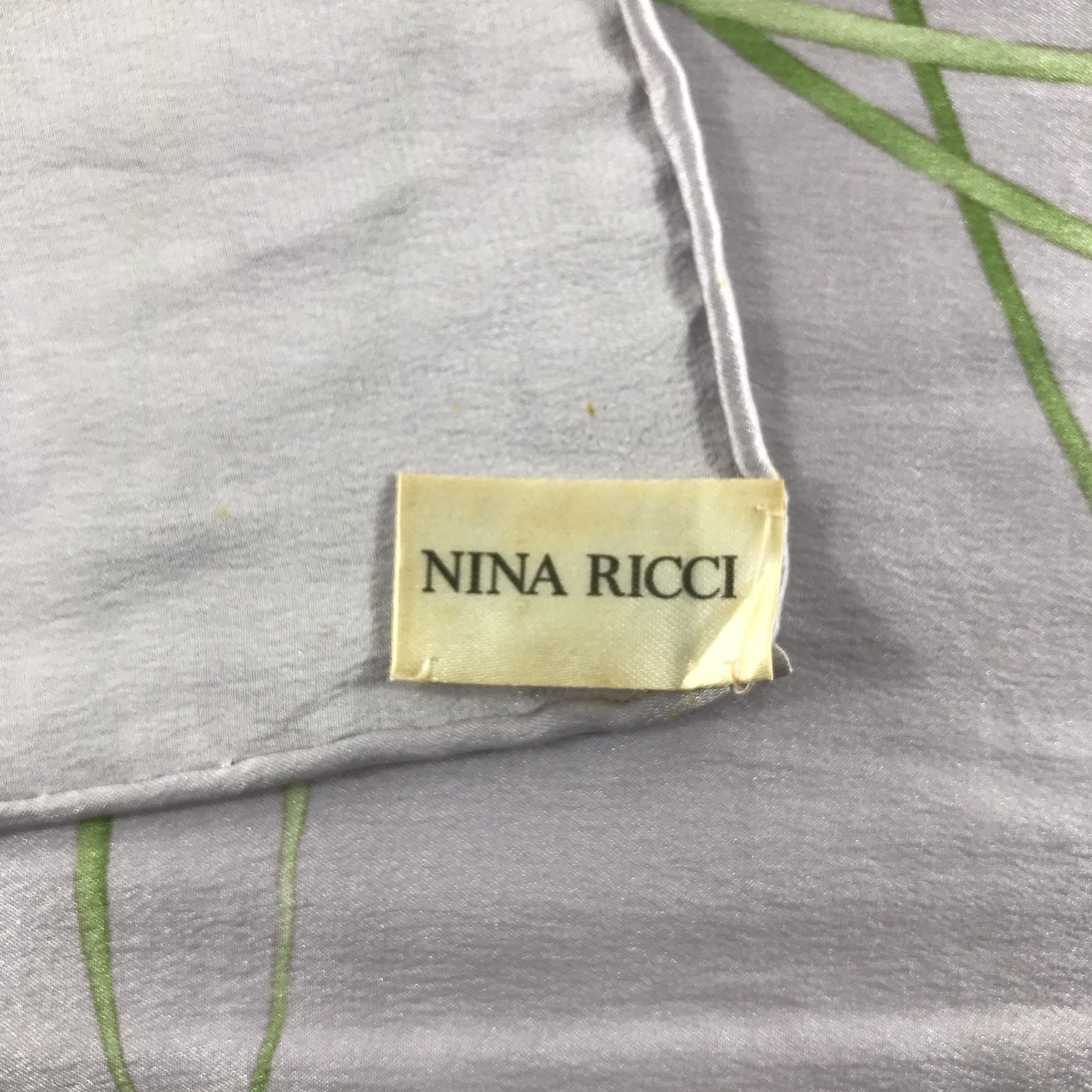 Nina Ricci × Vintage Vintage Nina Ricci Silk Scarf Size ONE SIZE - 8 Thumbnail