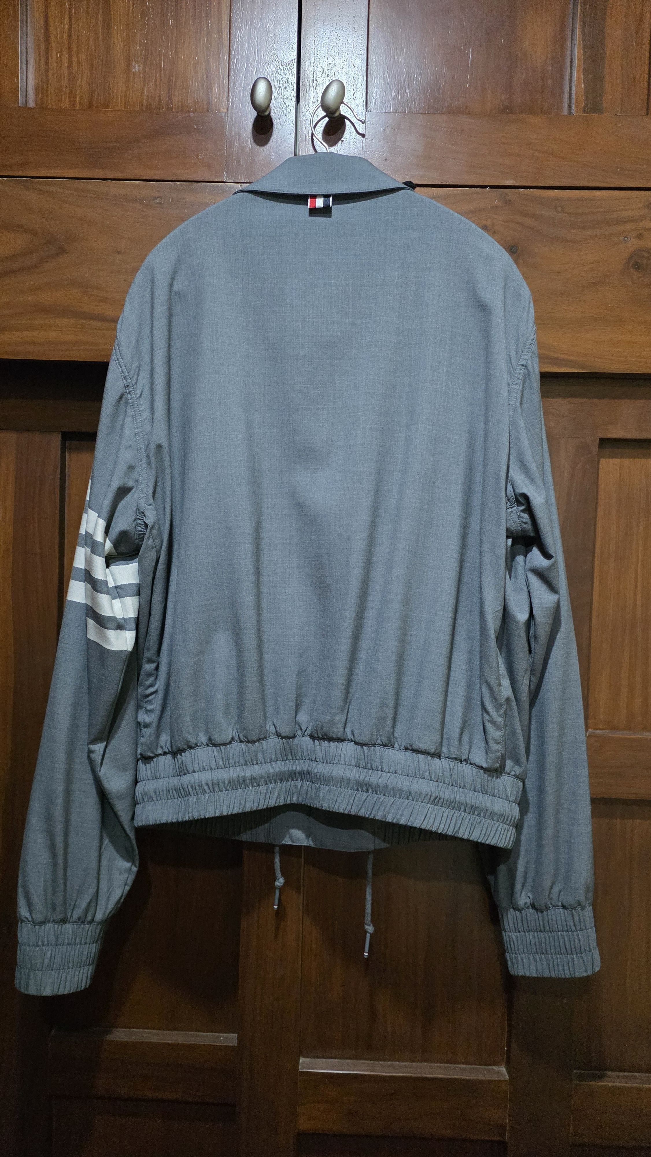 Thom Browne Thom Browne Grey Wool Jacket Size US XL / EU 56 / 4 - 2 Thumbnail