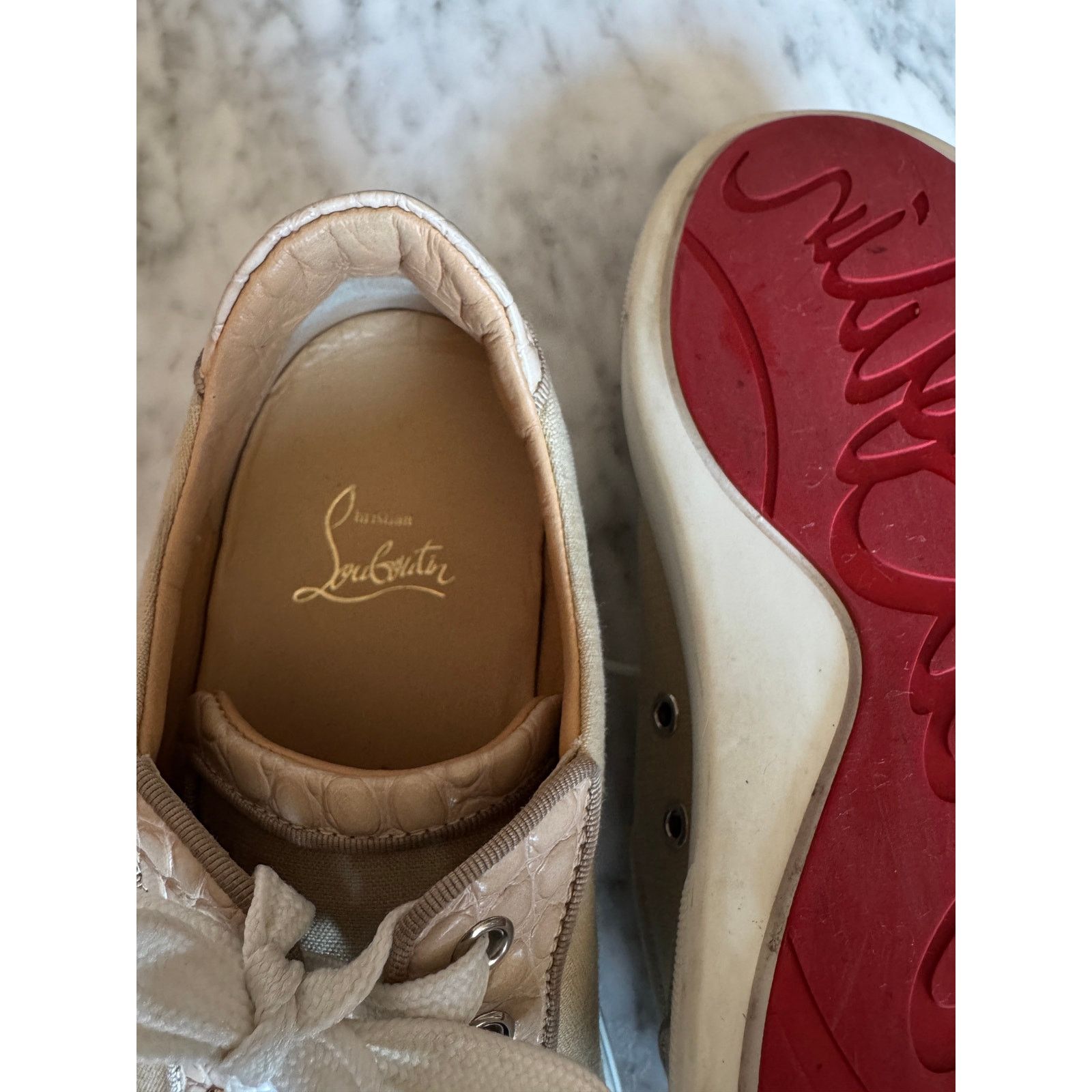 Christian Louboutin Christian Louboutin Pink Vierissima Orlato Flat Sneakers Size US 9 / IT 39 - 5 Thumbnail