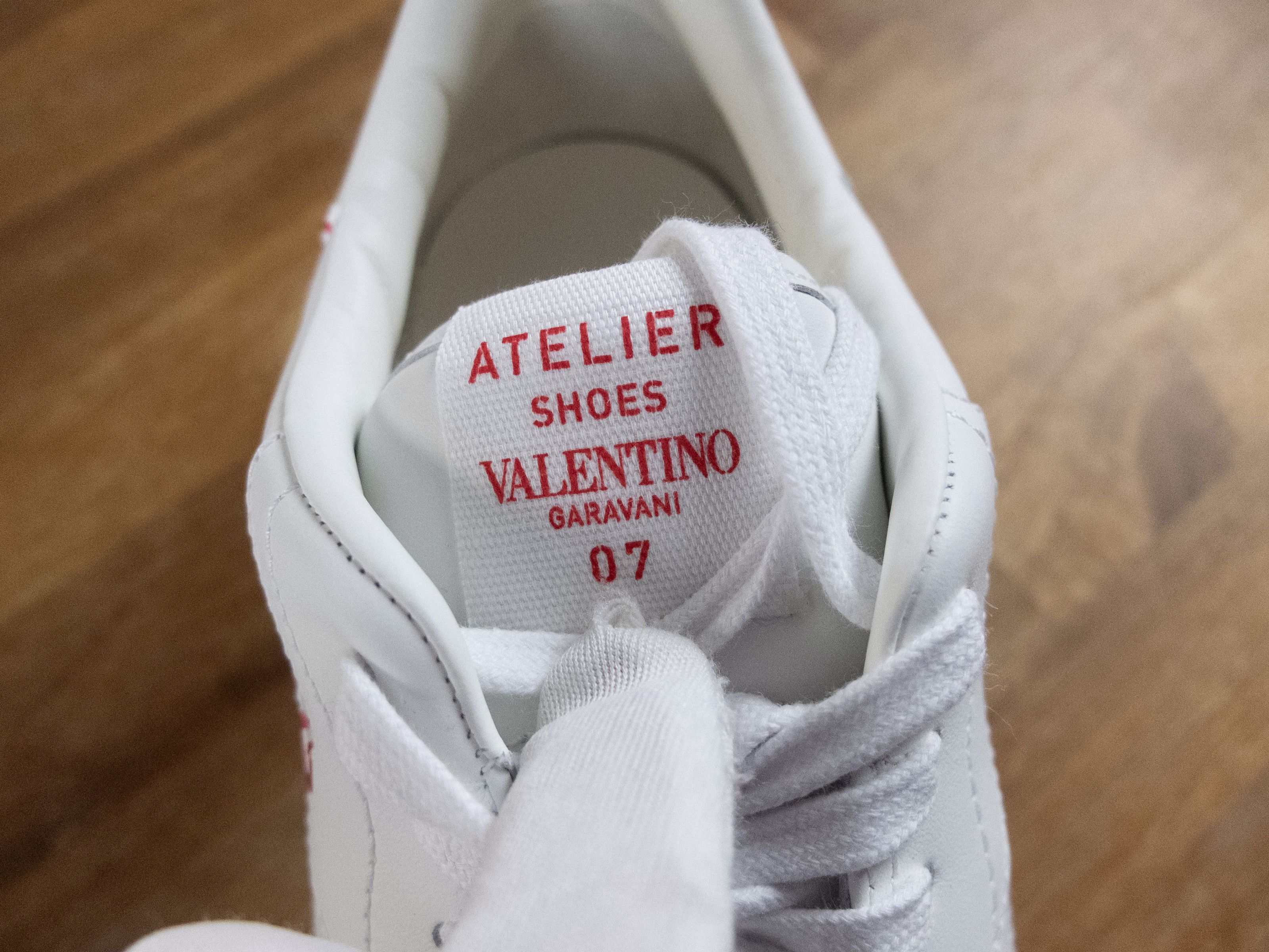 Valentino VALENTINO Atelier white Camouflage leather sneakers 9 42 Size US 9 / EU 42 - 7 Thumbnail