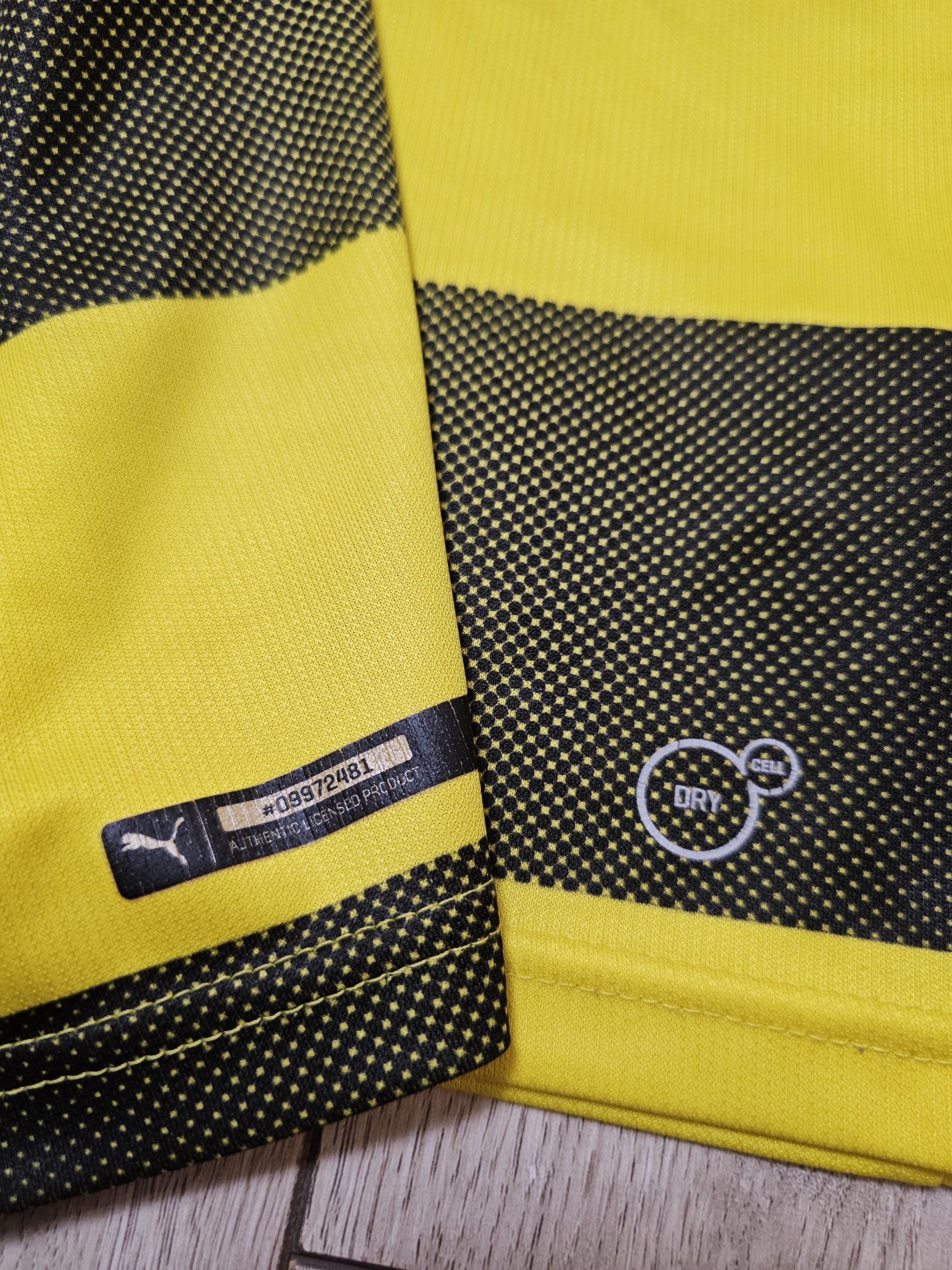 Puma BORUSSIA DORTMUND 2017 2018 HOME FOOTBALL SOCCER JERSEY Size US M / EU 48-50 / 2 - 6 Thumbnail