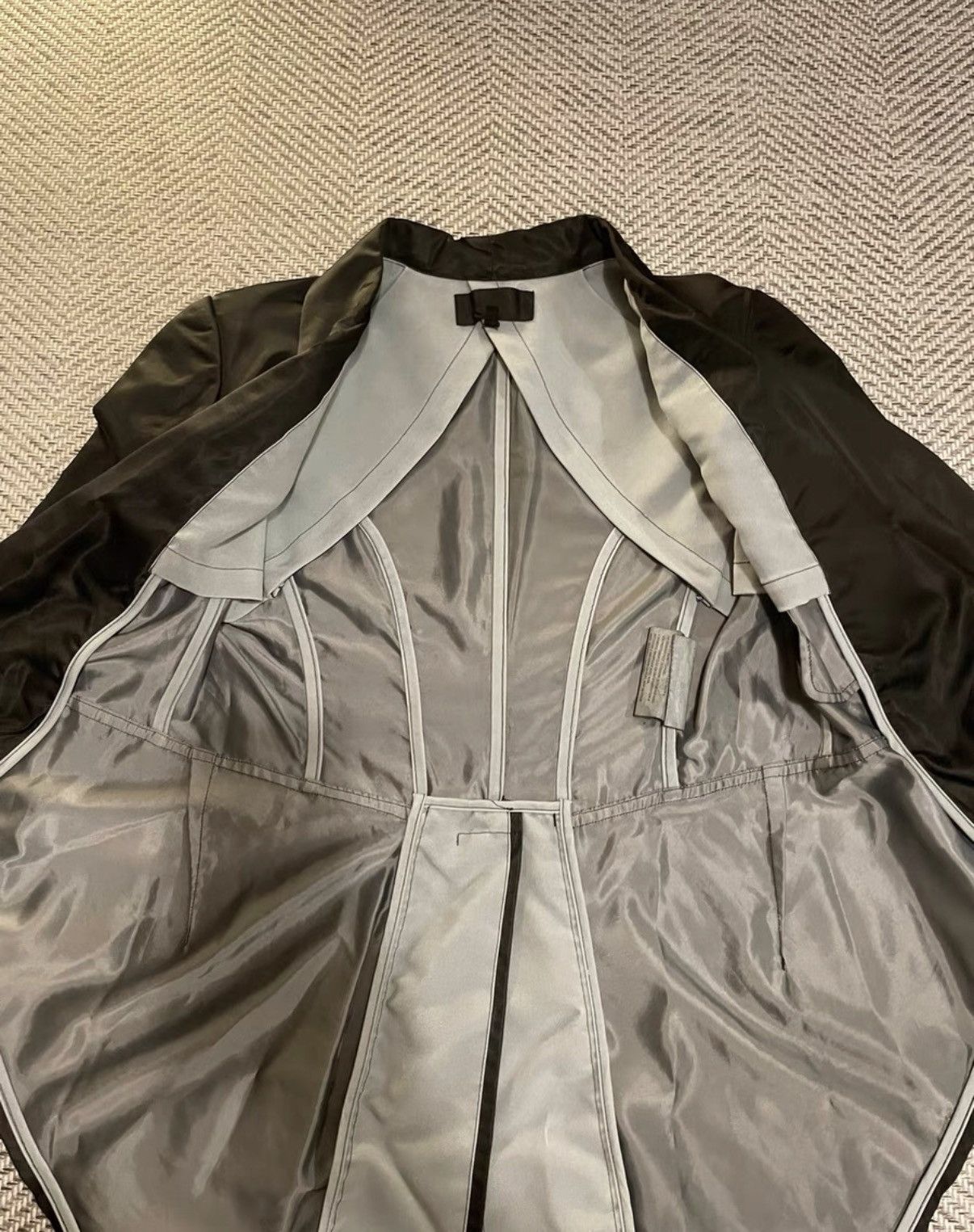 Comme des Garcons COMME DES GARCONS AD2004 Black Tuxedo Blazer K24 Size S / US 4 / IT 40 - 5 Thumbnail