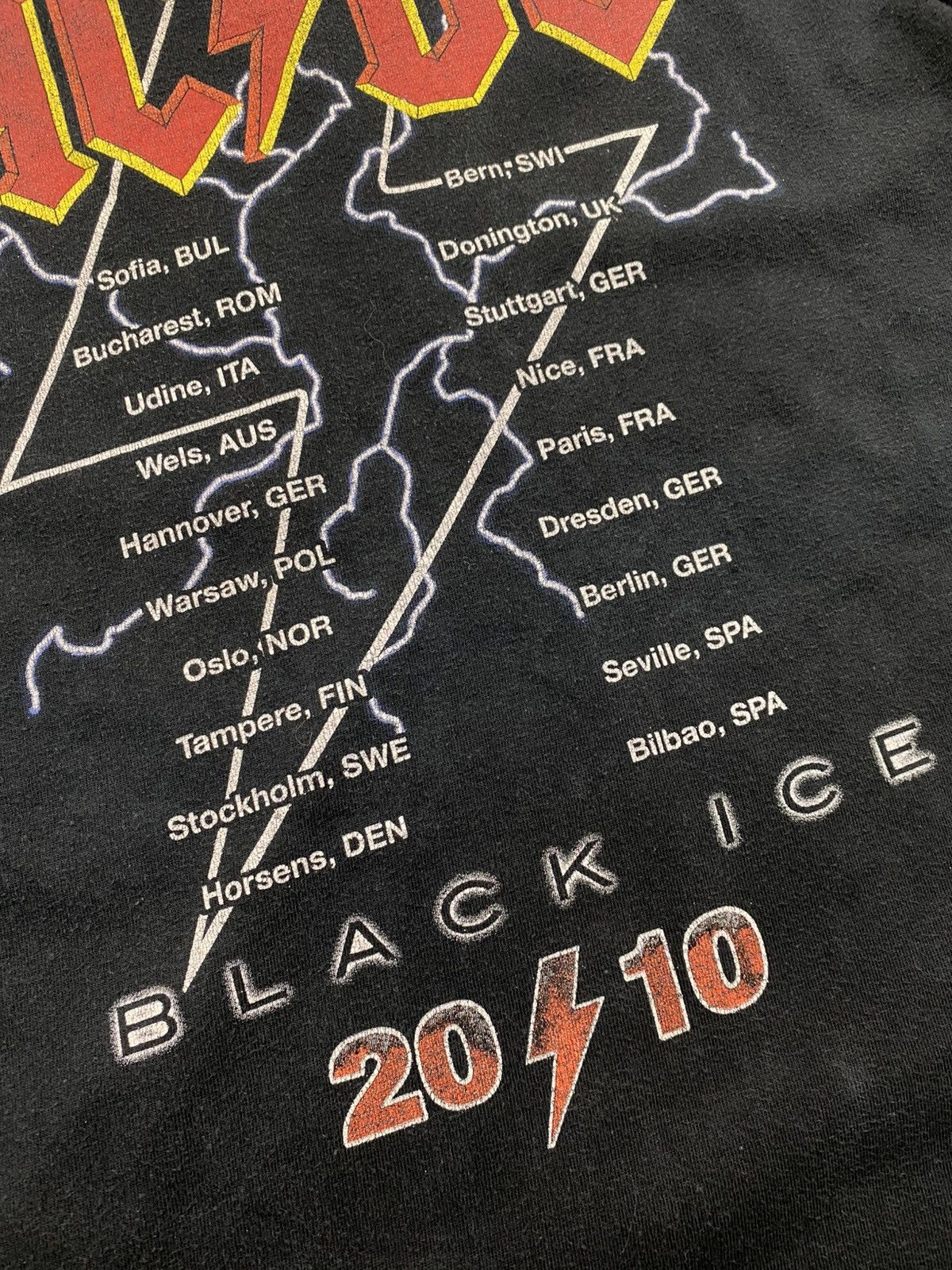 AC/DC Vintage AC/DC Black Ice 2010 Tour Band T-Shirt Rare Y2K Tee Size US L / EU 52-54 / 3 - 16 Thumbnail