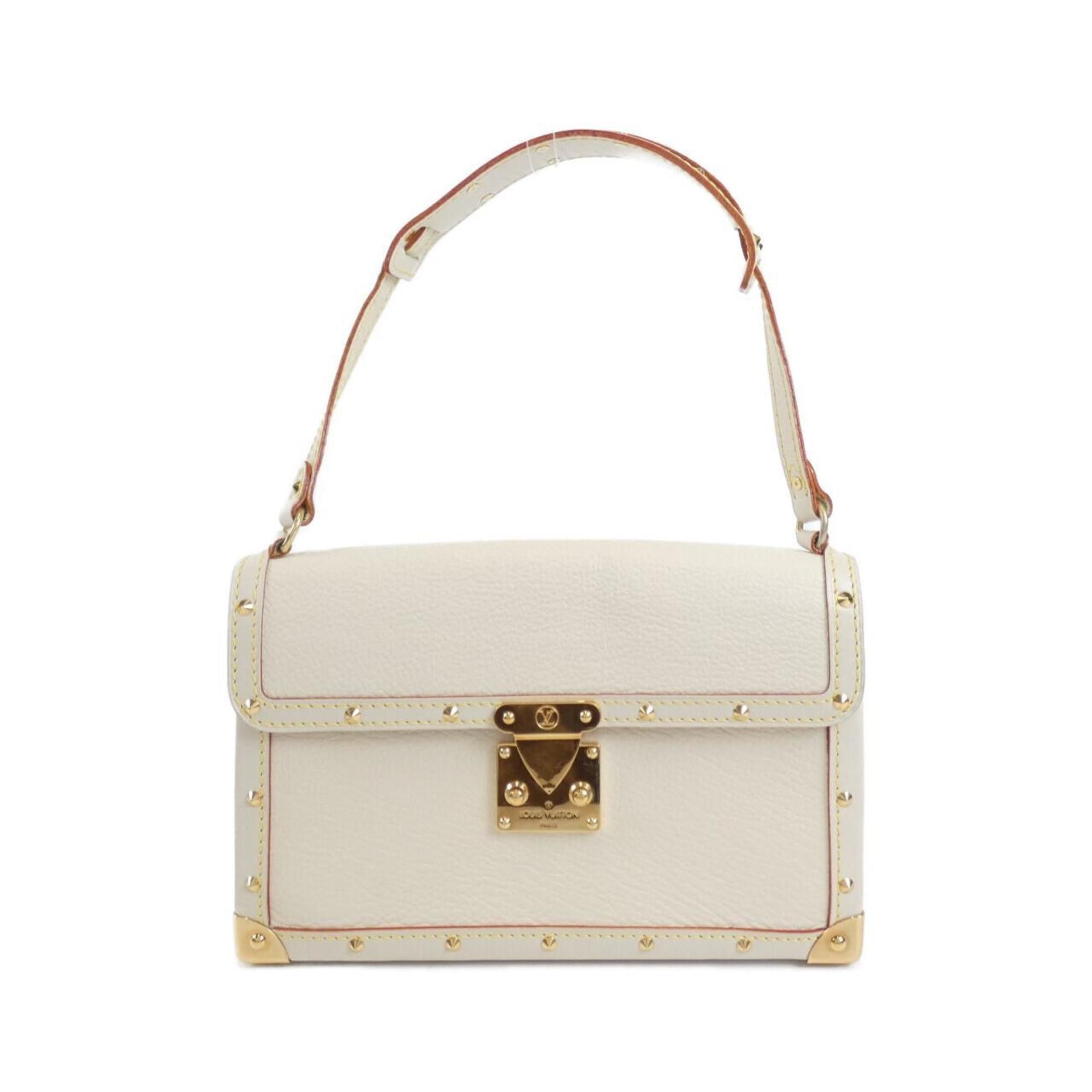Louis Vuitton Suhali Emauble M92846 Shoulder Bag in White, Women's