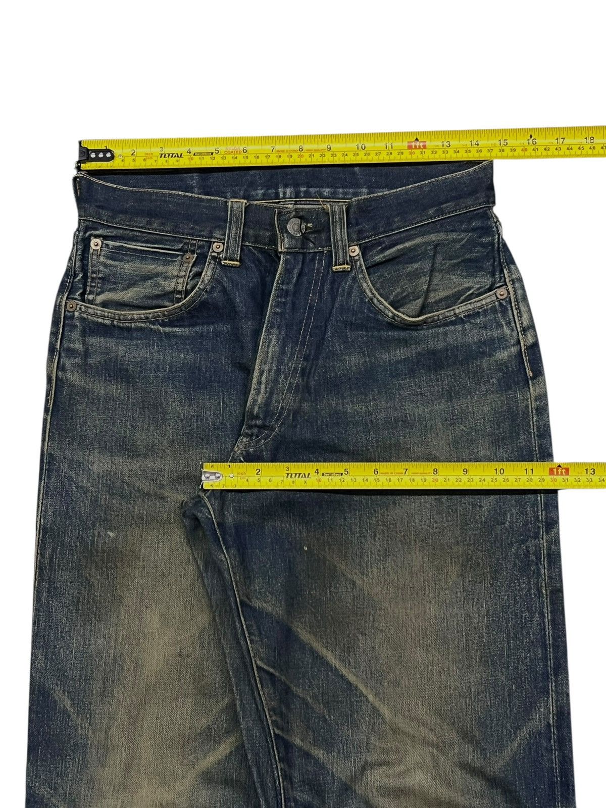 Evisu Vintage Archive EVIS Japanese Selvedge Denim | Early EVISU Size US 29 - 18 Thumbnail
