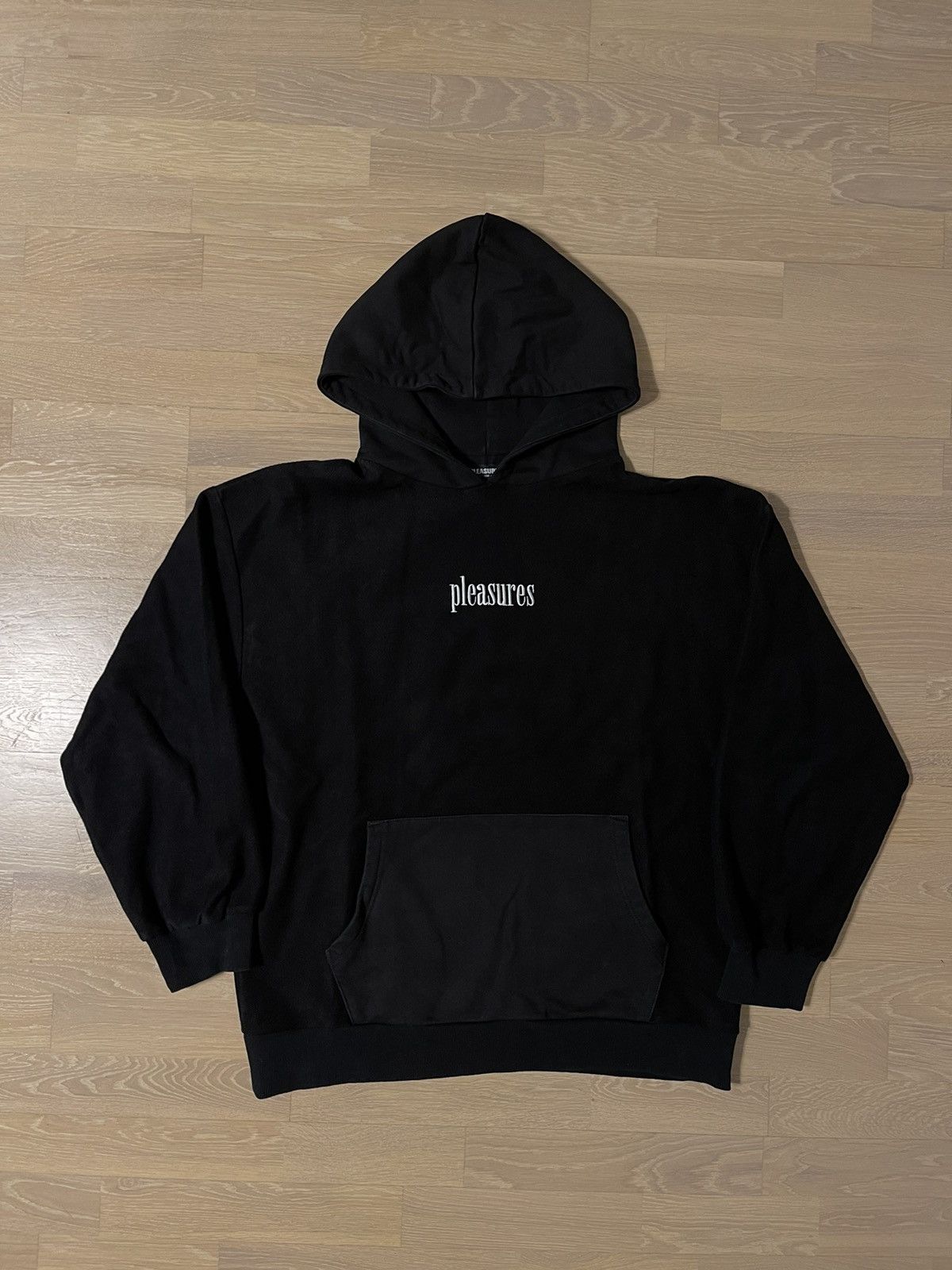 PLEASURES BLACK INSIDE OUT HOODIE