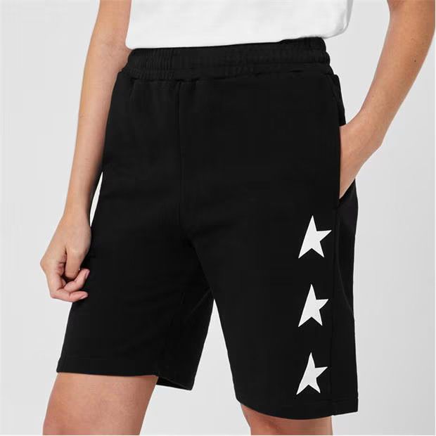 Golden Goose o1g2r1mq1024 Short in Black & White Size 27" / US 4 / IT 40 - 4 Thumbnail