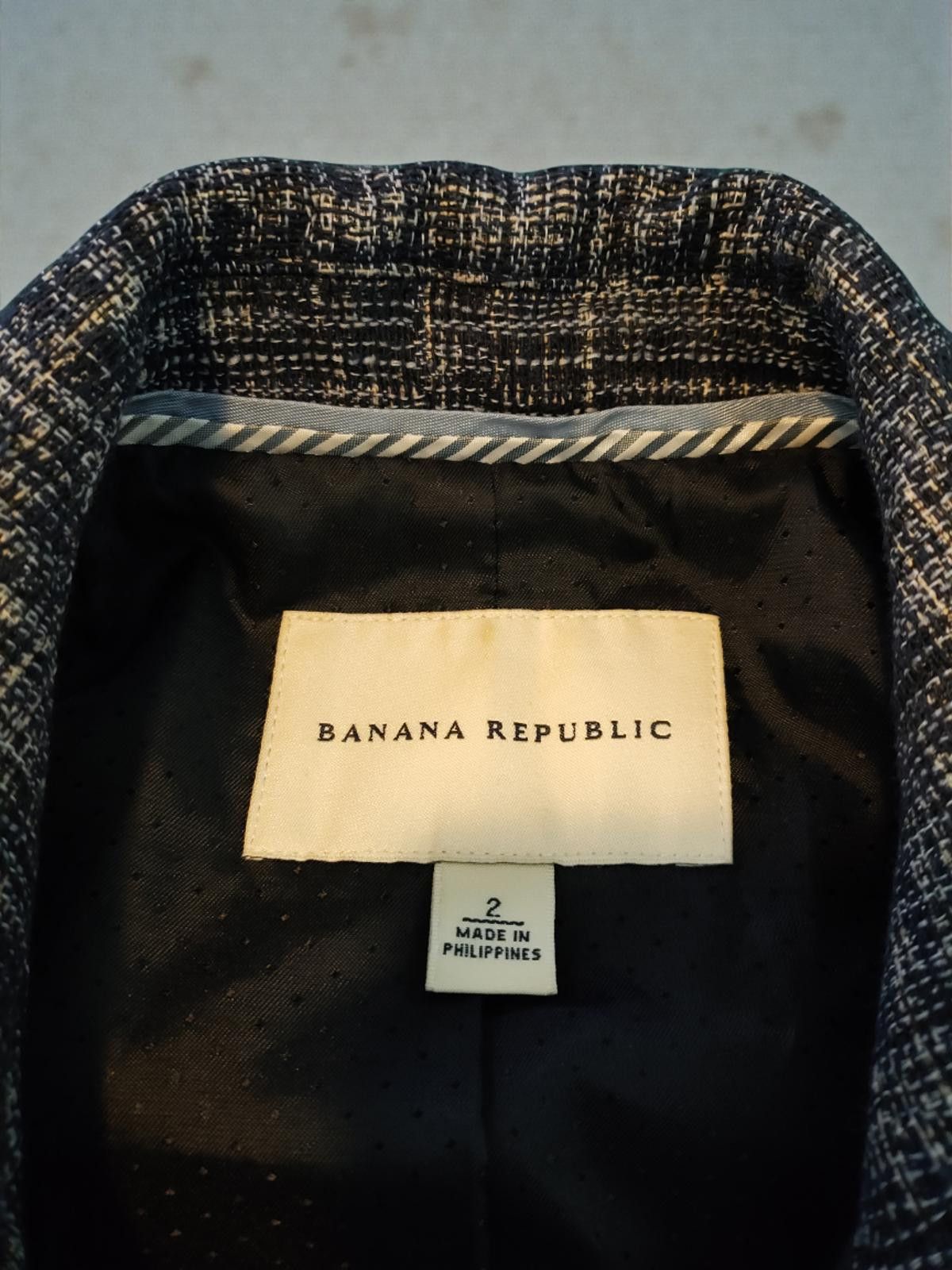 Banana Republic Banana Republic Size 2 Gray Tailored Jacket Size M / US 6-8 / IT 42-44 - 7 Thumbnail