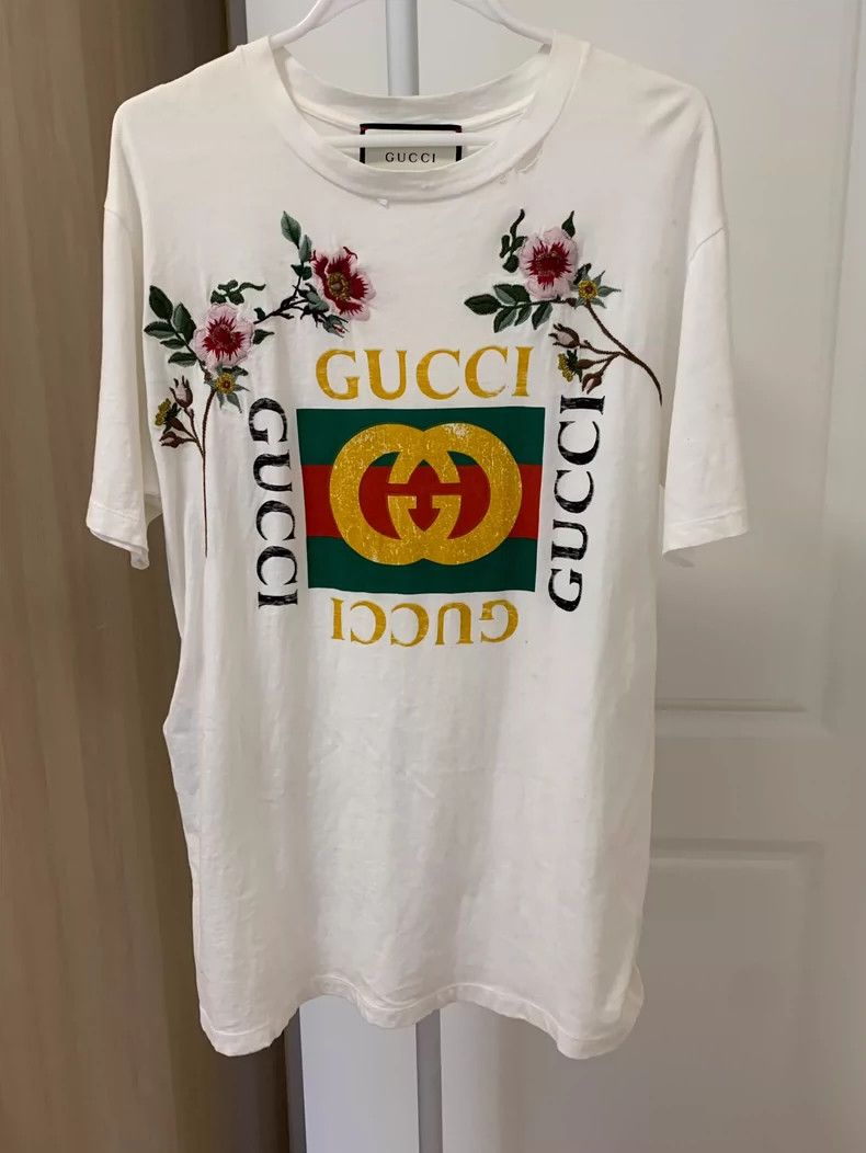 Gucci Gucci Embroidered classic short sleeves 2503-Nextarrow Size US XS / EU 42 / 0 - 1 Thumbnail