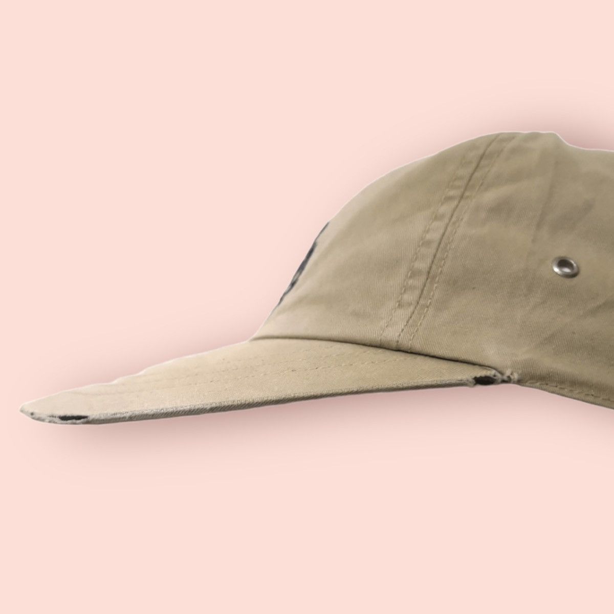 Harley Davidson × Vintage DISTRESSED HARLEY DAVIDSON FLAME LOGO STRAPBACK CAP Size ONE SIZE - 6 Thumbnail