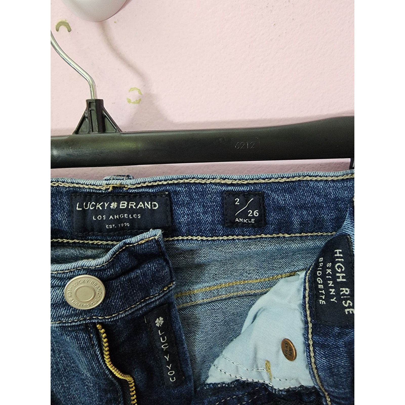 Lucky Brand Lucky Brand High Rise Skinny Bridgette Jeans Size 2 Size 26" / US 2 / IT 38 - 3 Thumbnail