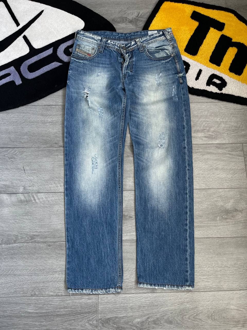 Diesel × Streetwear × Vintage vintage avant garde diesel denim jeans Size US 31 - 9 Thumbnail
