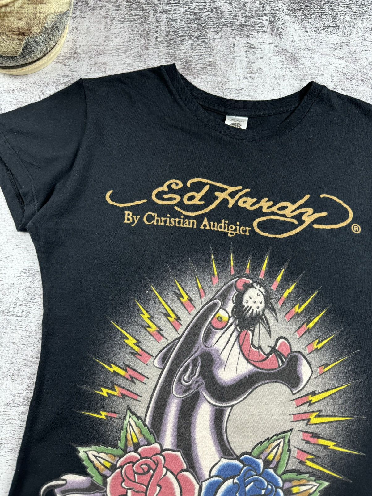Ed Hardy Ed Hardy Christian Audigier Vintage Long Dress T Shirt Top Size L / US 10 / IT 46 - 7 Thumbnail
