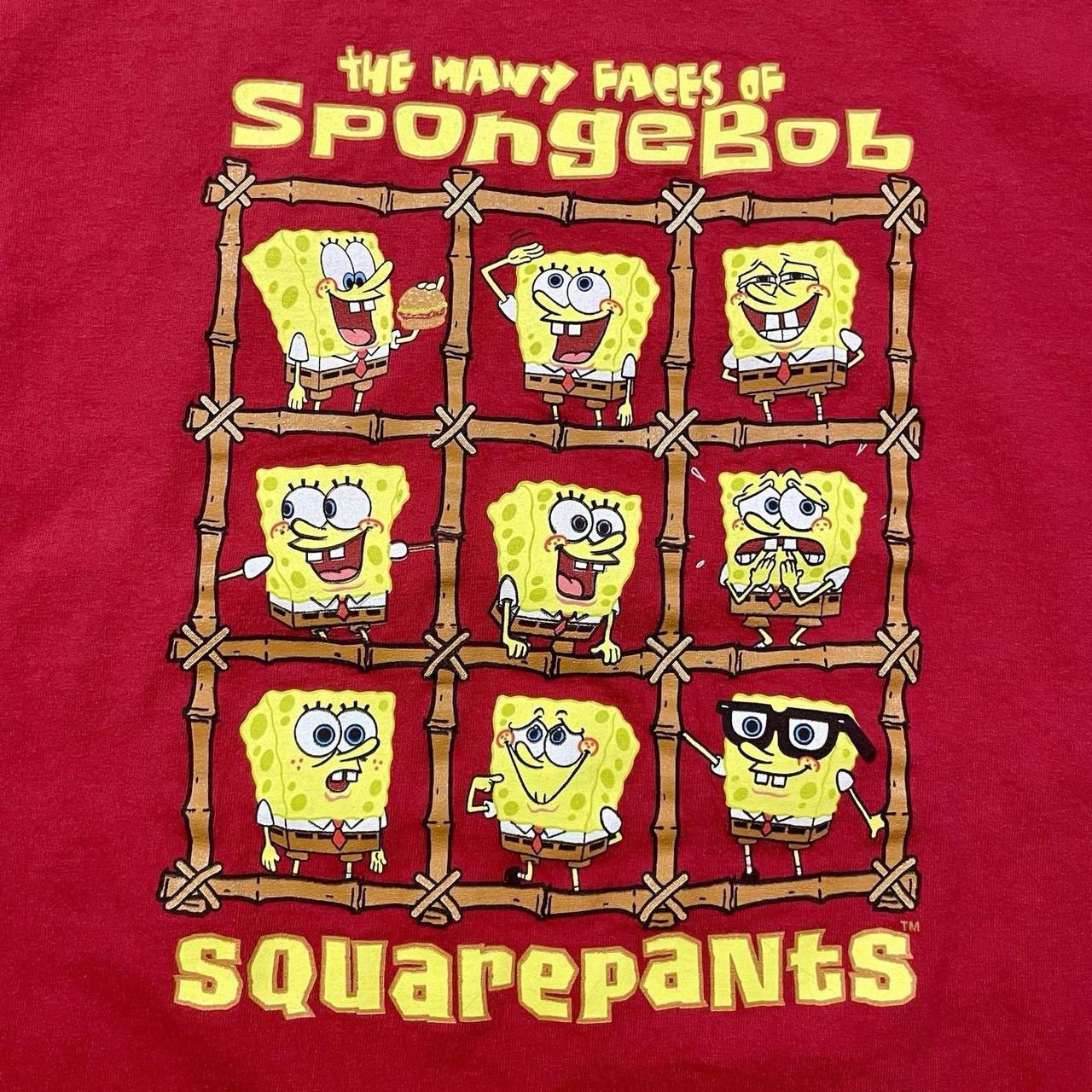 Nickelodeon × Vintage Vintage 2002 The Many Faces of SpongeBob SquarePants Shirt Size US L / EU 52-54 / 3 - 3 Thumbnail