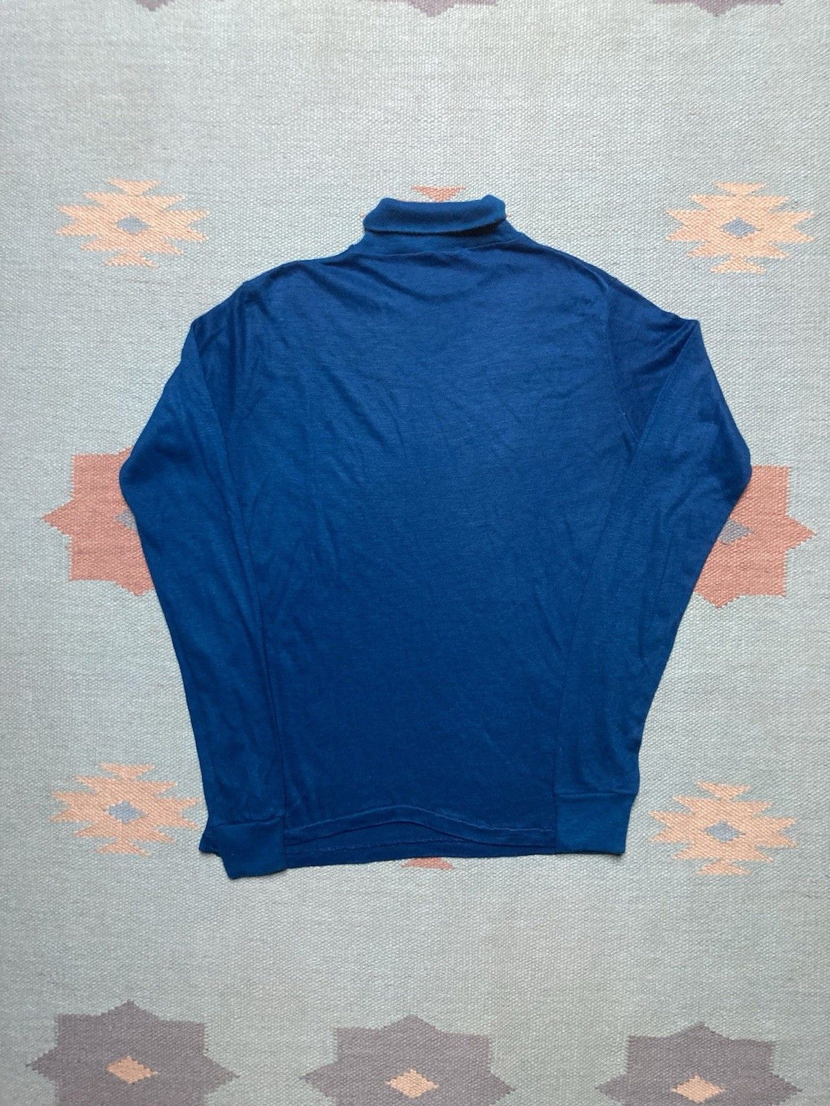 Vintage 60s long sleeve t shirt roll neck soft boys 18 men’s small Size US S / EU 44-46 / 1 - 7 Thumbnail