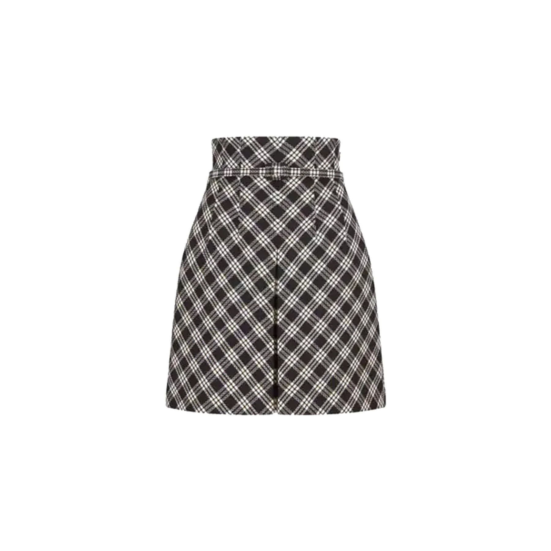 image of Dior O1W1Db10124 Skirts In Black & White, Women's