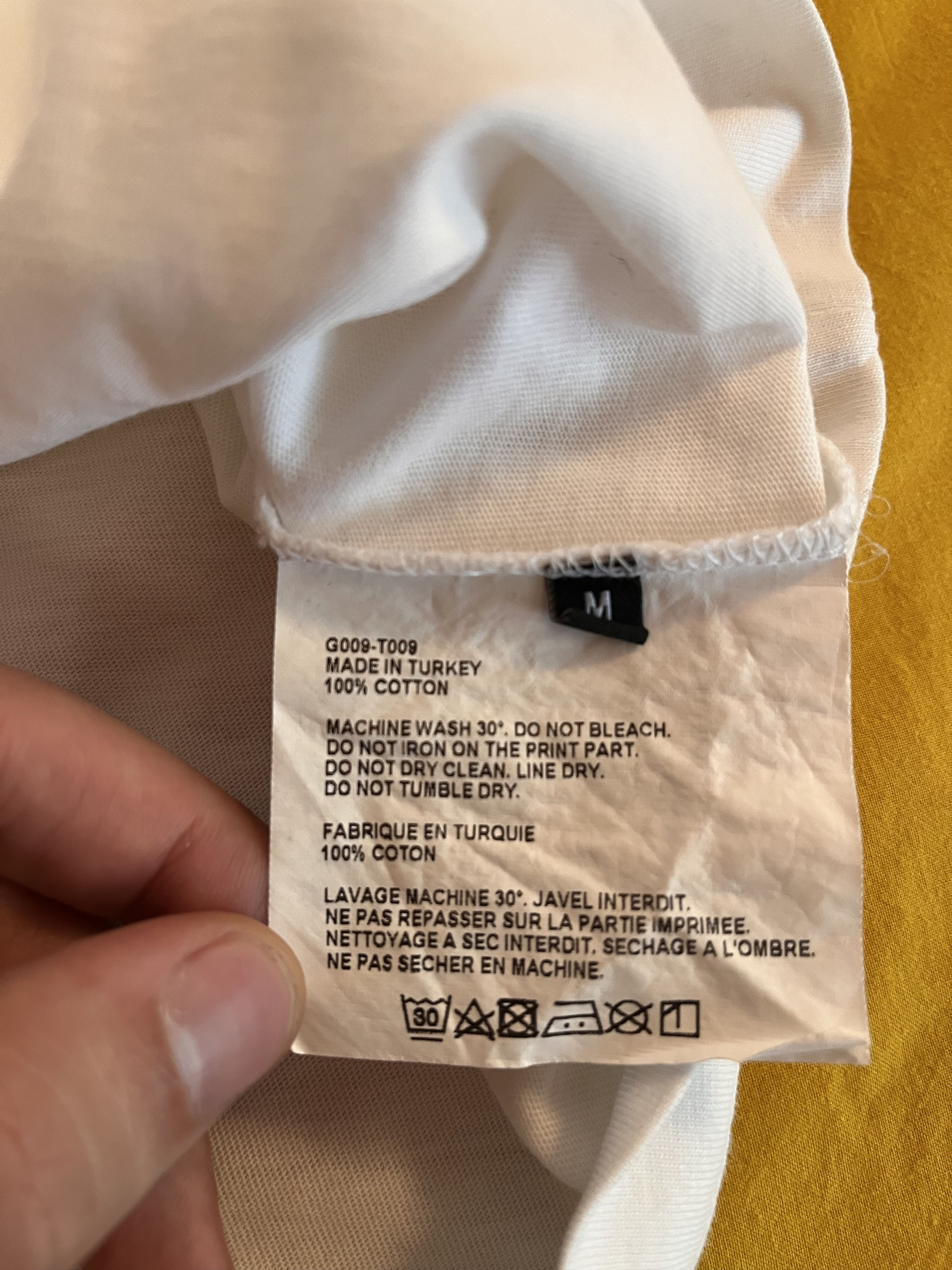 Gosha Rubchinskiy Gosha Rubchinskiy AW16 Logo Tee White Size US M / EU 48-50 / 2 - 5 Thumbnail