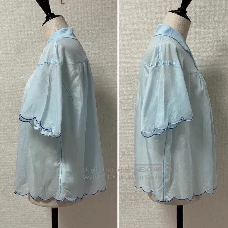 Comme des Garcons Comme des Garcons size F Ice Blue Shirt Size S / US 4 / IT 40 - 4 Thumbnail