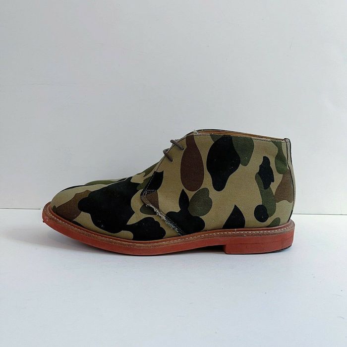 Bape 2007 A Bathing Ape x MARK MCNAIRY Camo Canvas Chukka BAPE