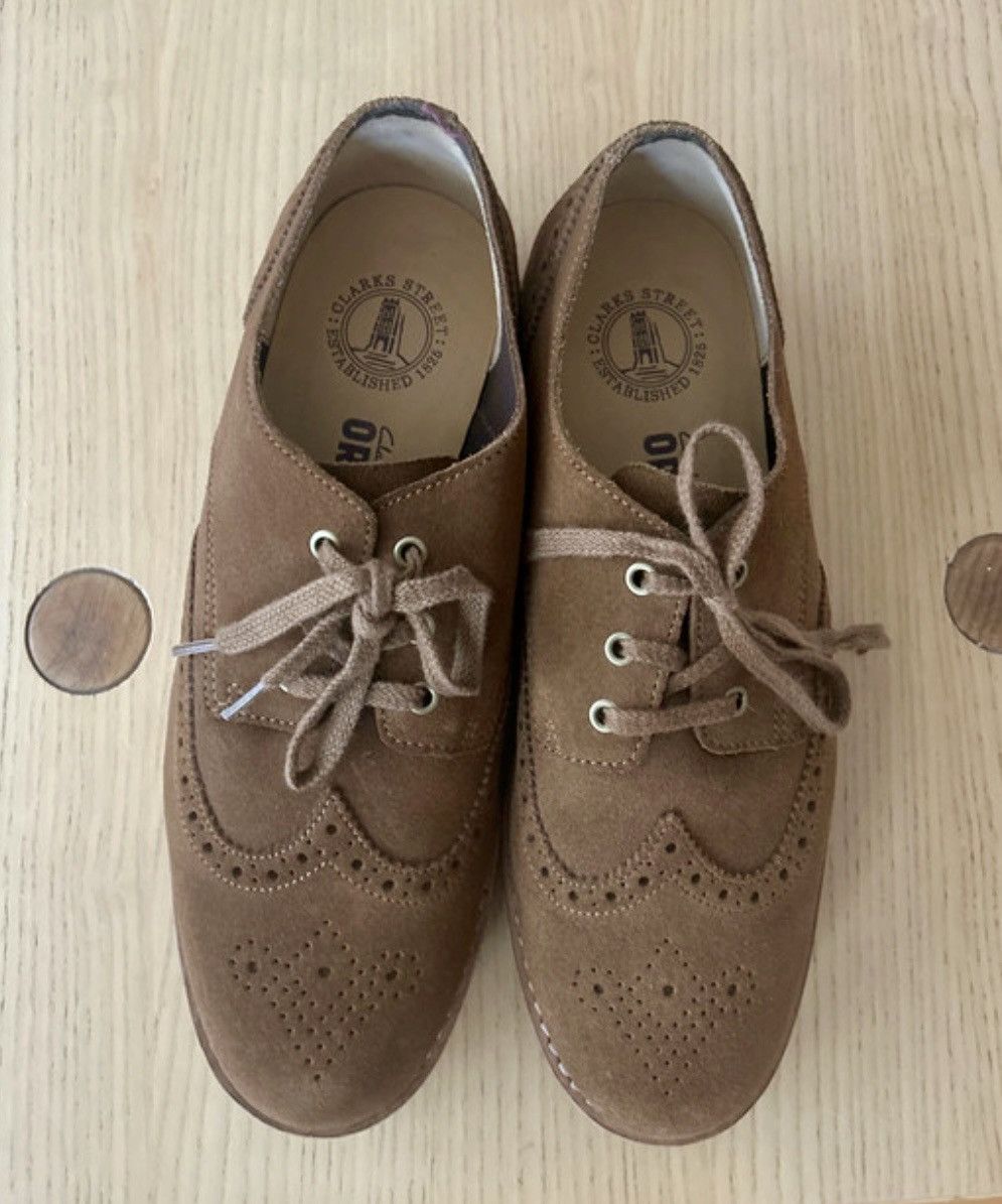 Clarks Clarks Originals Suede Brogues EU42.5 – Brown Wingtip Shoes Size US 9.5 / EU 42-43 - 1 Thumbnail