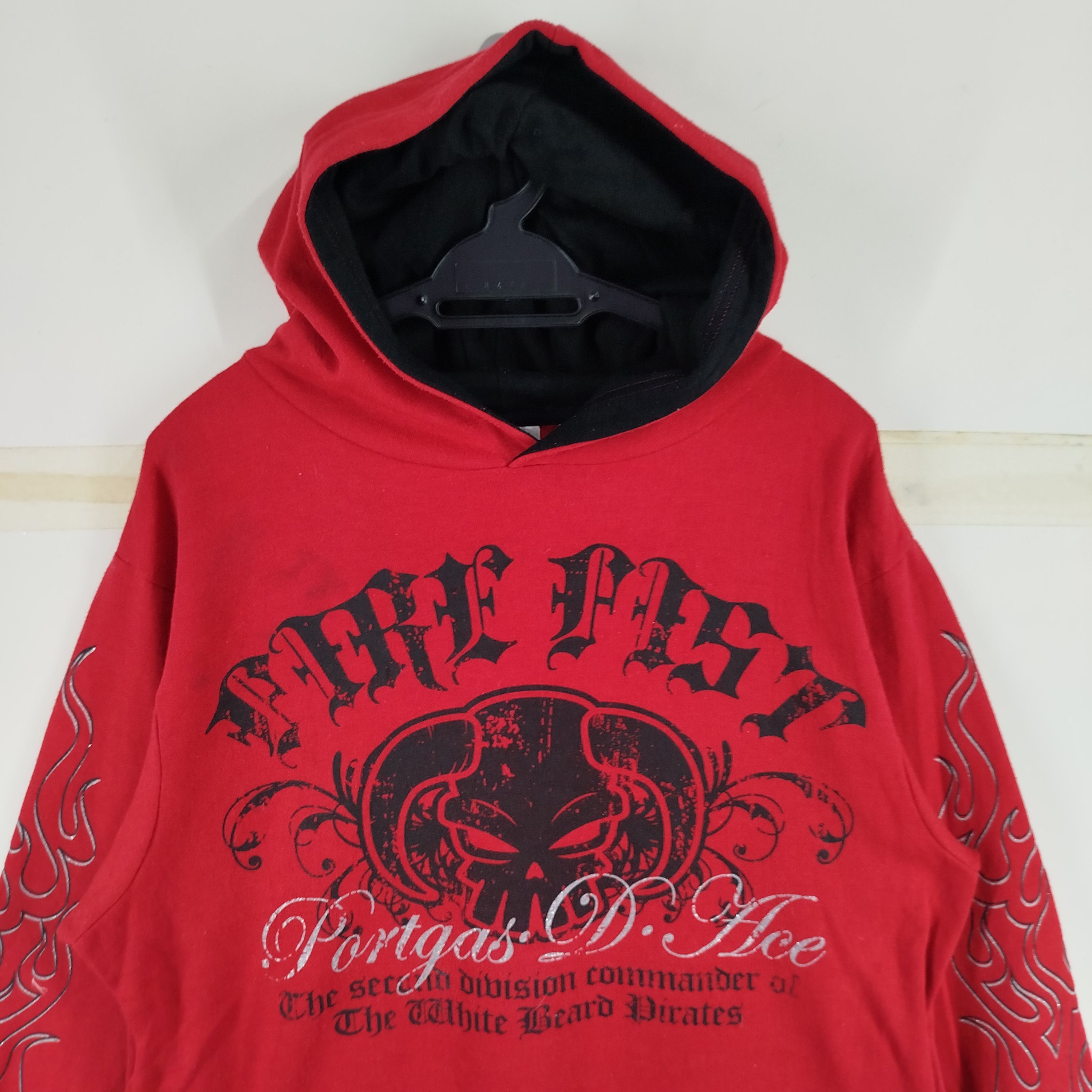 Anime × Japanese Brand × One Piece One Piece Portgas.D.Ace Fire Fist Big Printed Anime Movie Size US L / EU 52-54 / 3 - 4 Thumbnail