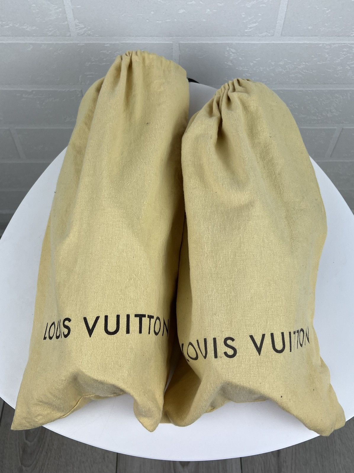 Louis Vuitton LOUIS VUITTON Derby Brogues Suede Shoes LV Dark Blue Men's Size US 11 / EU 44 - 21 Thumbnail