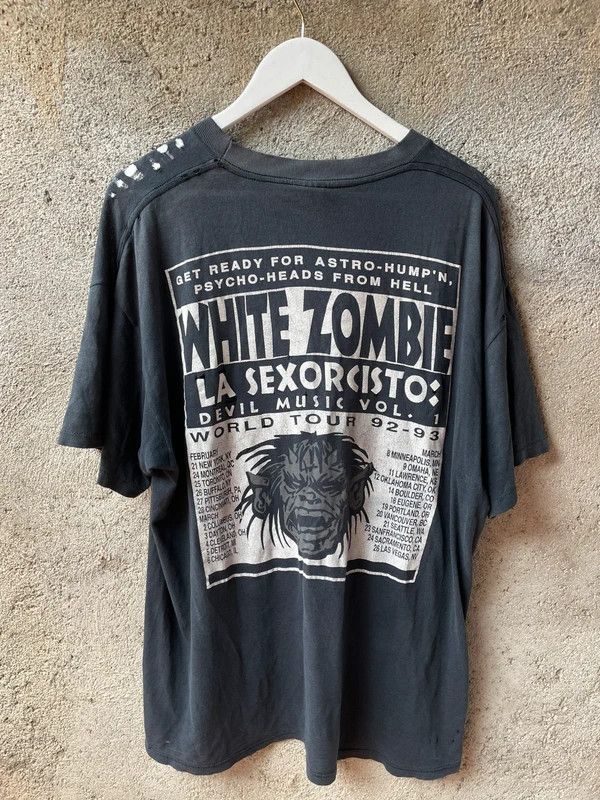 Vintage Vintage 1992 White Zombie Tour T-Shirt Size US XL / EU 56 / 4 - 2 Thumbnail