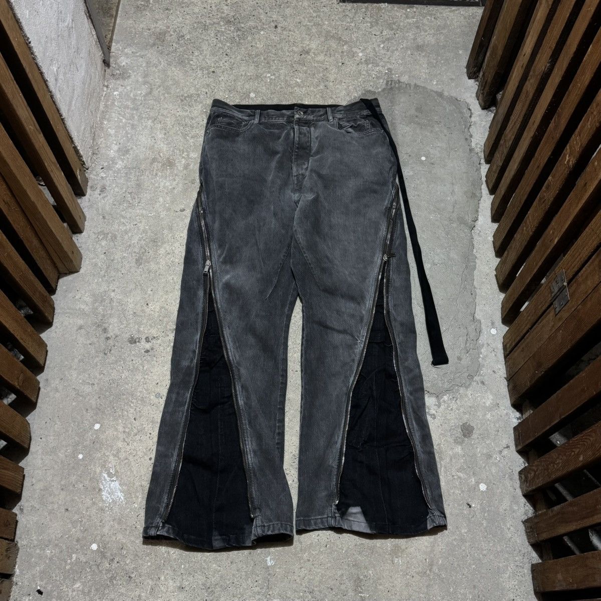 Rick Owens Rick Owens DRKSHDW Bolan Banana dark dust Size US 36 / EU 52 - 1 Thumbnail