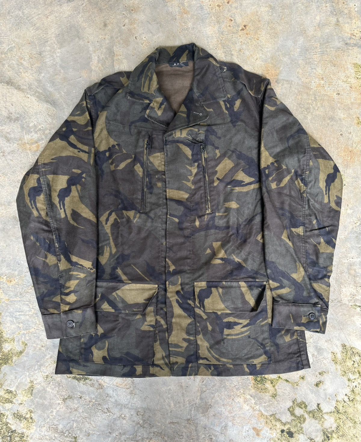A.P.C. A.P.C Camo Jacket Made in France Size US L / EU 52-54 / 3 - 1 Thumbnail