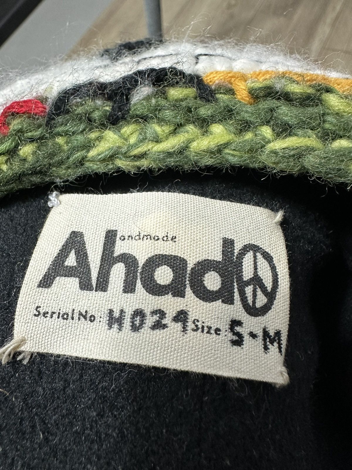 Handmade Custom Made Art Knitted Eye Devil Horn Beanie Hats Size ONE SIZE - 7 Thumbnail