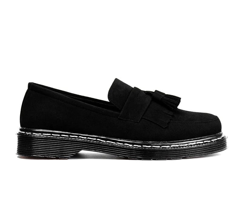 Other Luiz Tassel Loafer Leather Suede Black Shoes Size US 10 / EU 43 - 2 Thumbnail