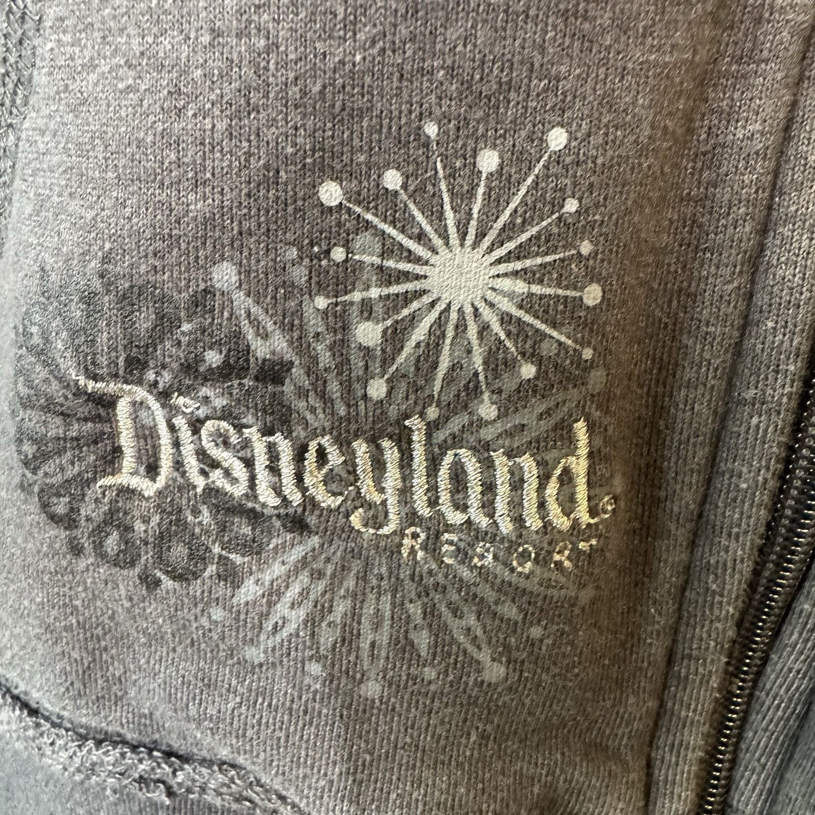 Disney Disney Parks Disneyland L Mickey Mouse Zip Up Hoodie Raw Hem Size L / US 10 / IT 46 - 4 Thumbnail