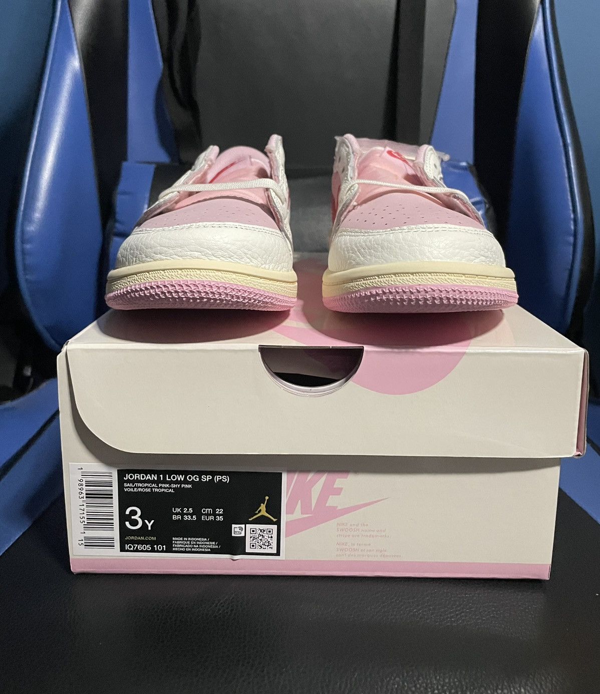 Jordan Brand × Travis Scott Jordan 1 Low Travis Scott Sail Tropical Pink (PS) Size 3Y Size US 5 / EU 37 - 6 Thumbnail