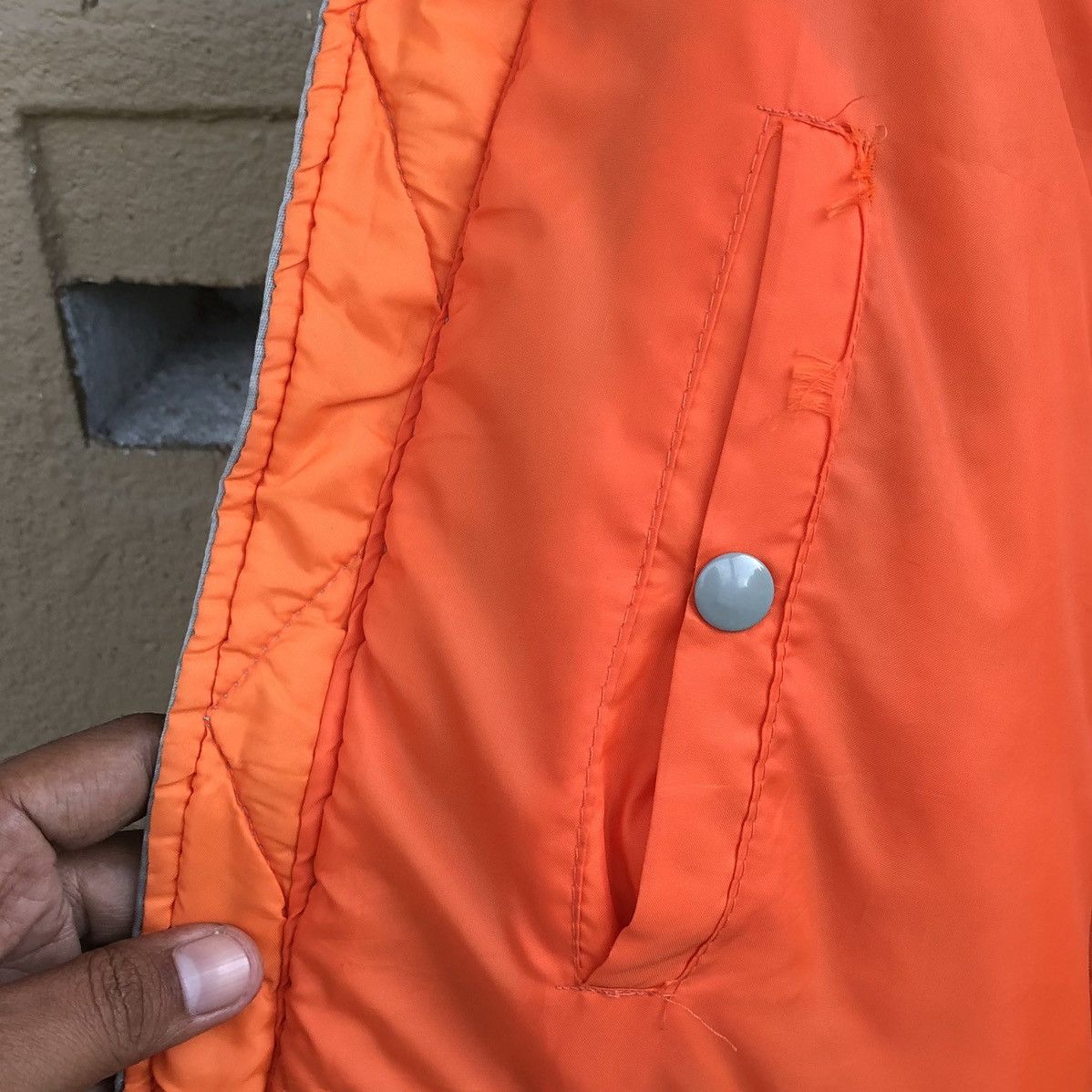 Vintage Vintage Flyer’s Man Intermediate Ma-1 Bomber Jacket USA 🇺🇸 Size US L / EU 52-54 / 3 - 12 Thumbnail