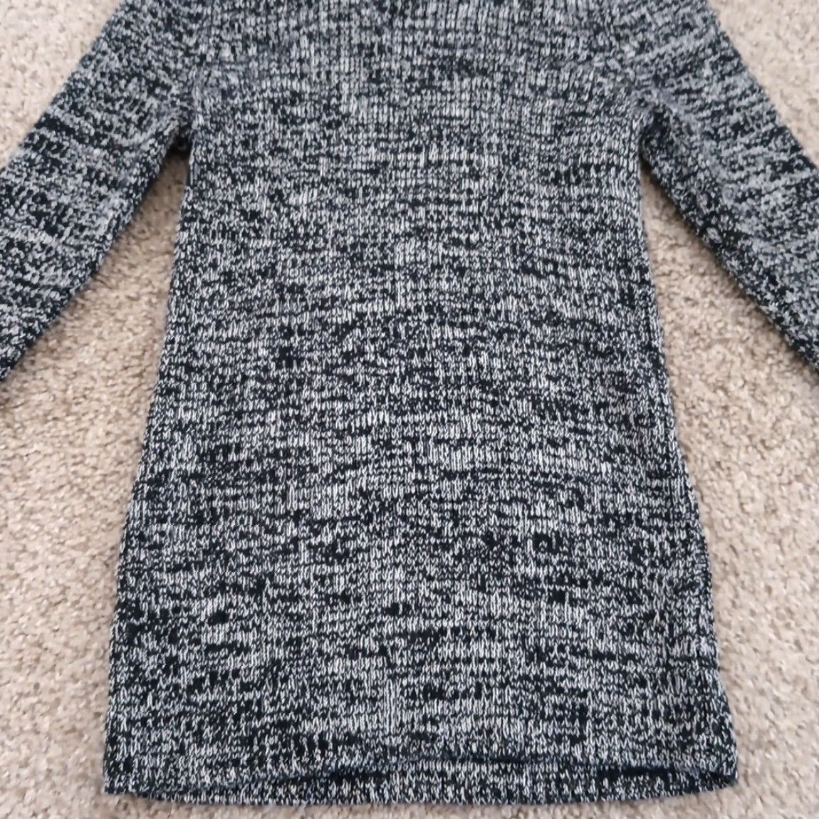 Vintage The Limited Sweater Womens Medium Black Heather Turtleneck Long Sleeve Cotton Pullover Knit M Regular Women Size M / US 6-8 / IT 42-44 - 3 Thumbnail