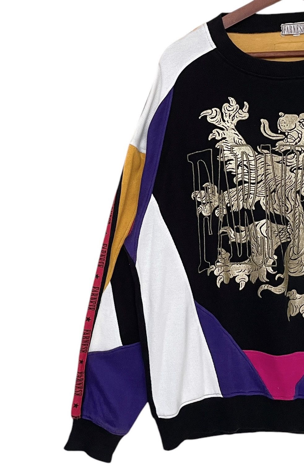 Japanese Brand × Vintage Vintage Japanese Brand Farnese Multicolour Sweatshirt 1990s Size US M / EU 48-50 / 2 - 5 Thumbnail