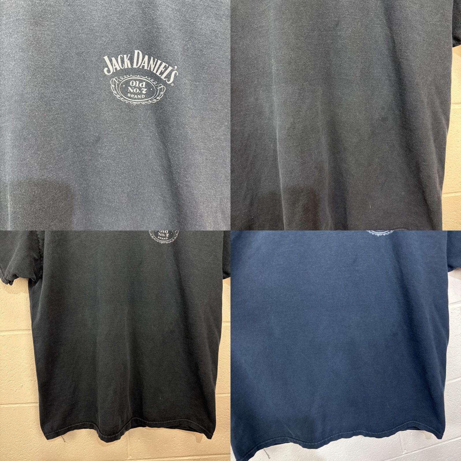 Vintage VINTAGE Jack Daniel's T-Shirt XL Black Graphic Print The White Rabbit Saloon 90s Mens Size US XL / EU 56 / 4 - 8 Thumbnail