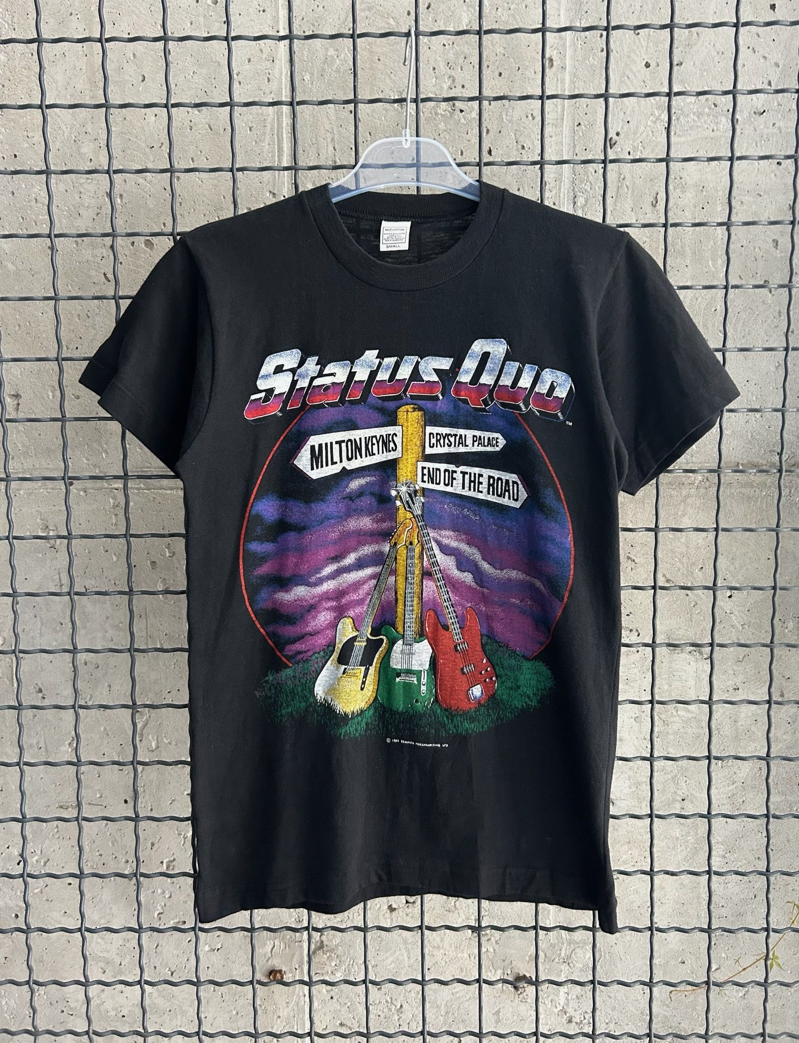 Band Tees Vintage 1984 Status Quo End Of The Road Tour T-shirt Size US S / EU 44-46 / 1 - 1 Thumbnail