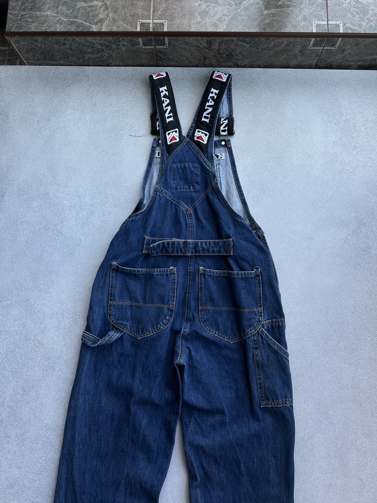 Karl Kani Vintage Karl Kani Denim Overalls 90s Hip-Hop Logo Size US 28 / EU 44 - 10 Thumbnail
